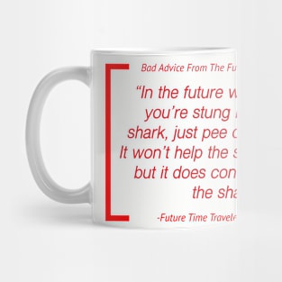 Peeing on a Shark Mug